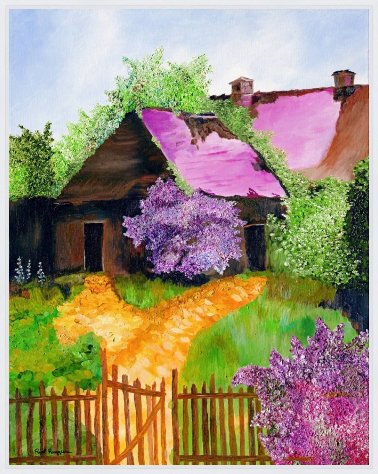 Lavender House | Fine Art Print by Paul Ruggieri