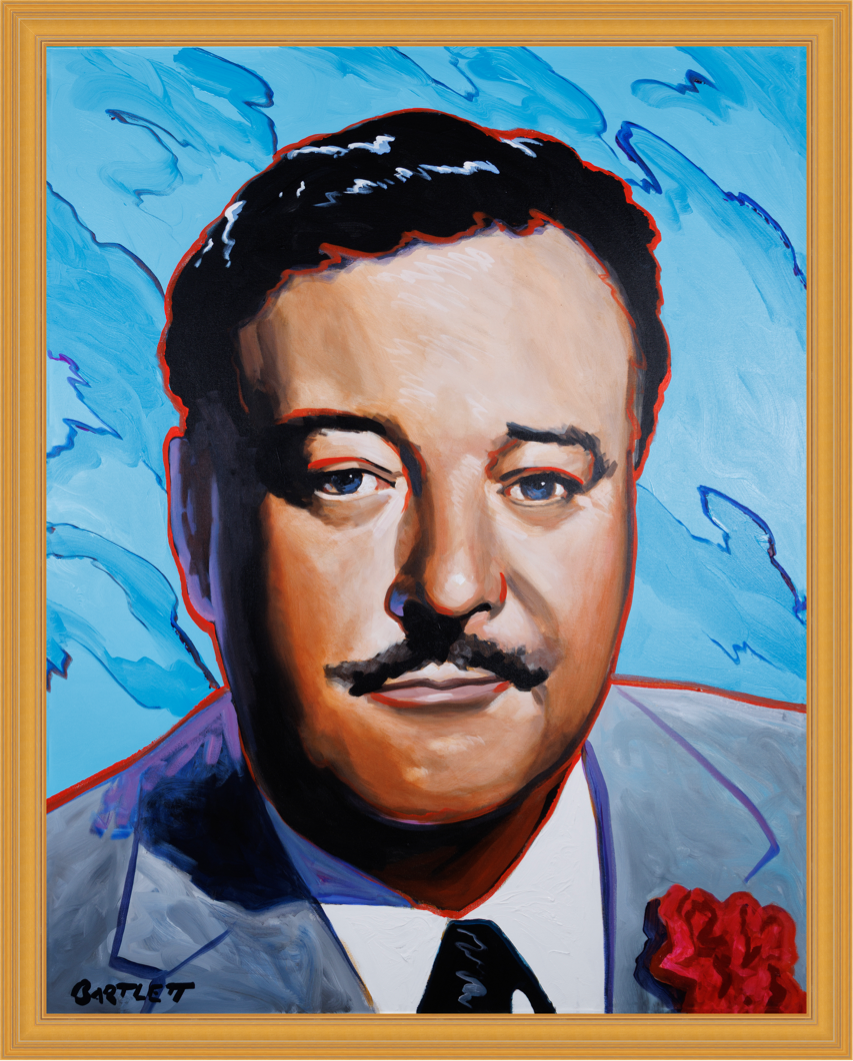 Framed Art Print of Jackie Gleason – Classic Comedy Icon Wall Art by Harley Bartlett