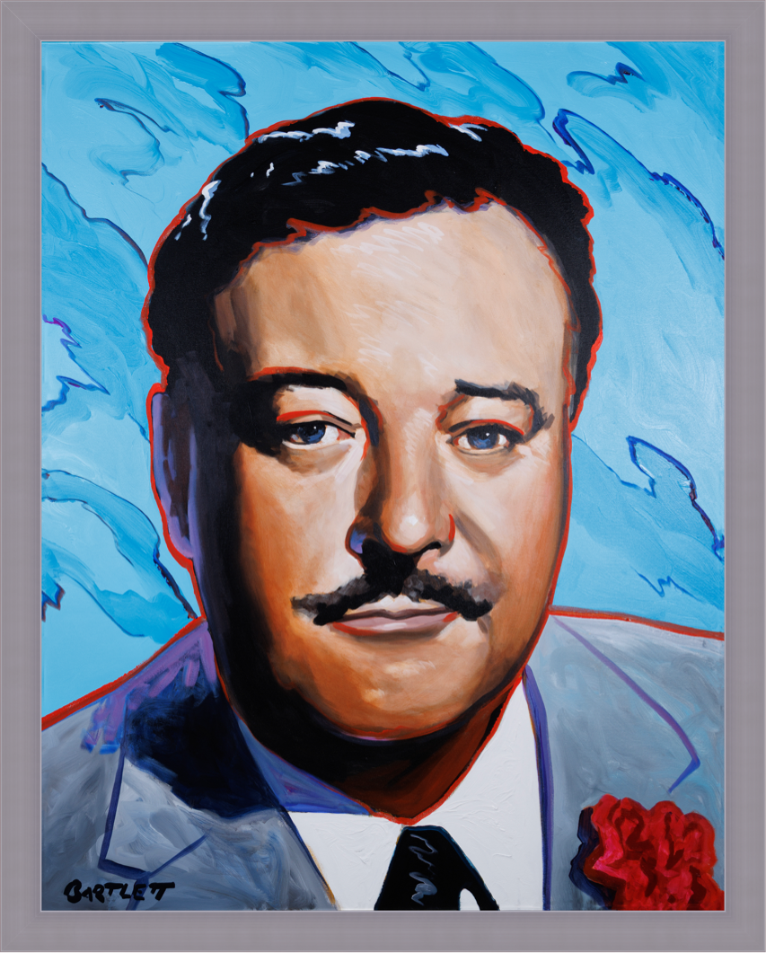 Framed Art Print of Jackie Gleason – Classic Comedy Icon Wall Art by Harley Bartlett