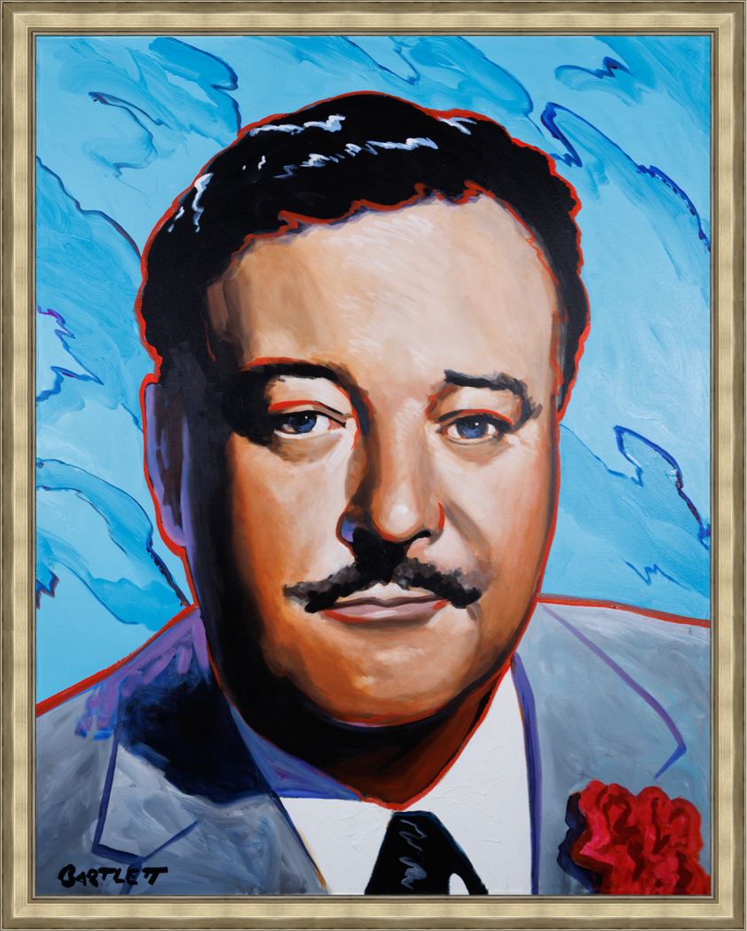 Framed Art Print of Jackie Gleason – Classic Comedy Icon Wall Art by Harley Bartlett