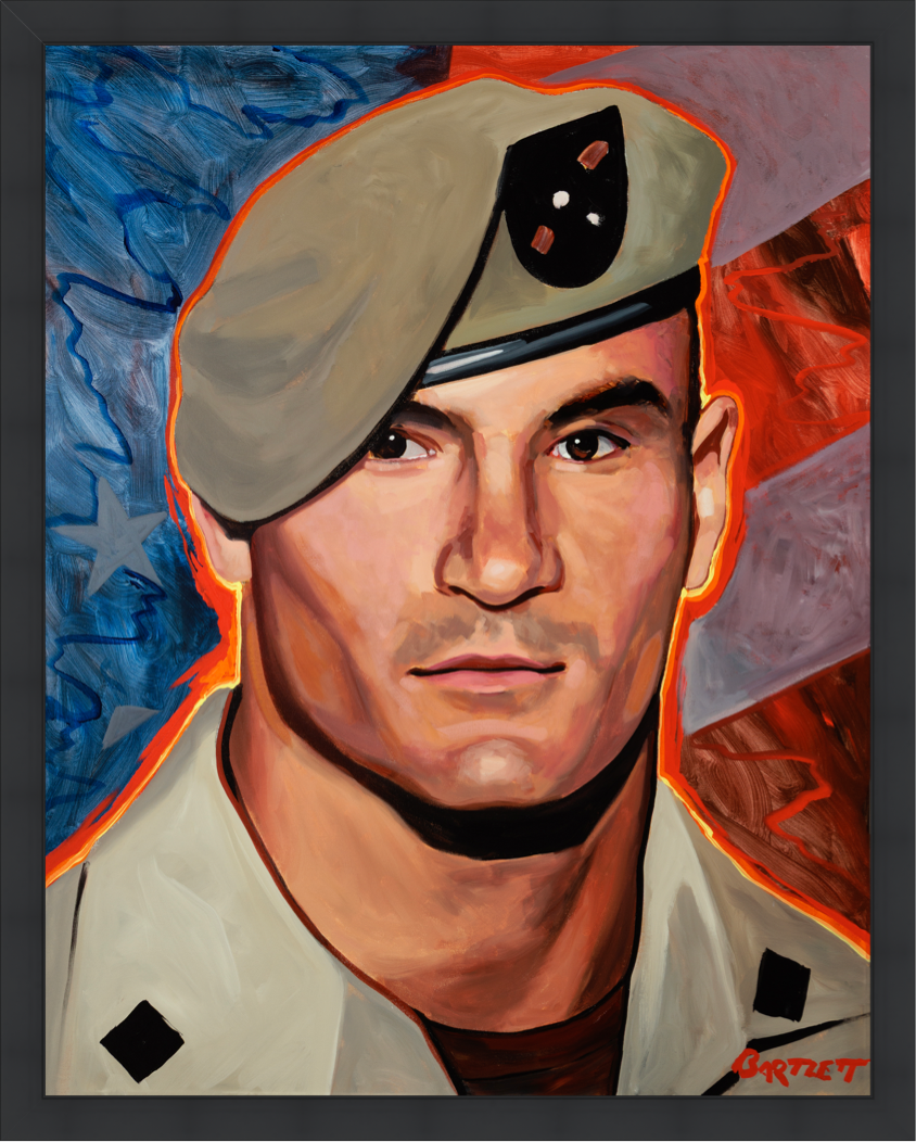 Pat Tillman Print by Harley Bartlett – Archival Quality Military & NFL Wall Art