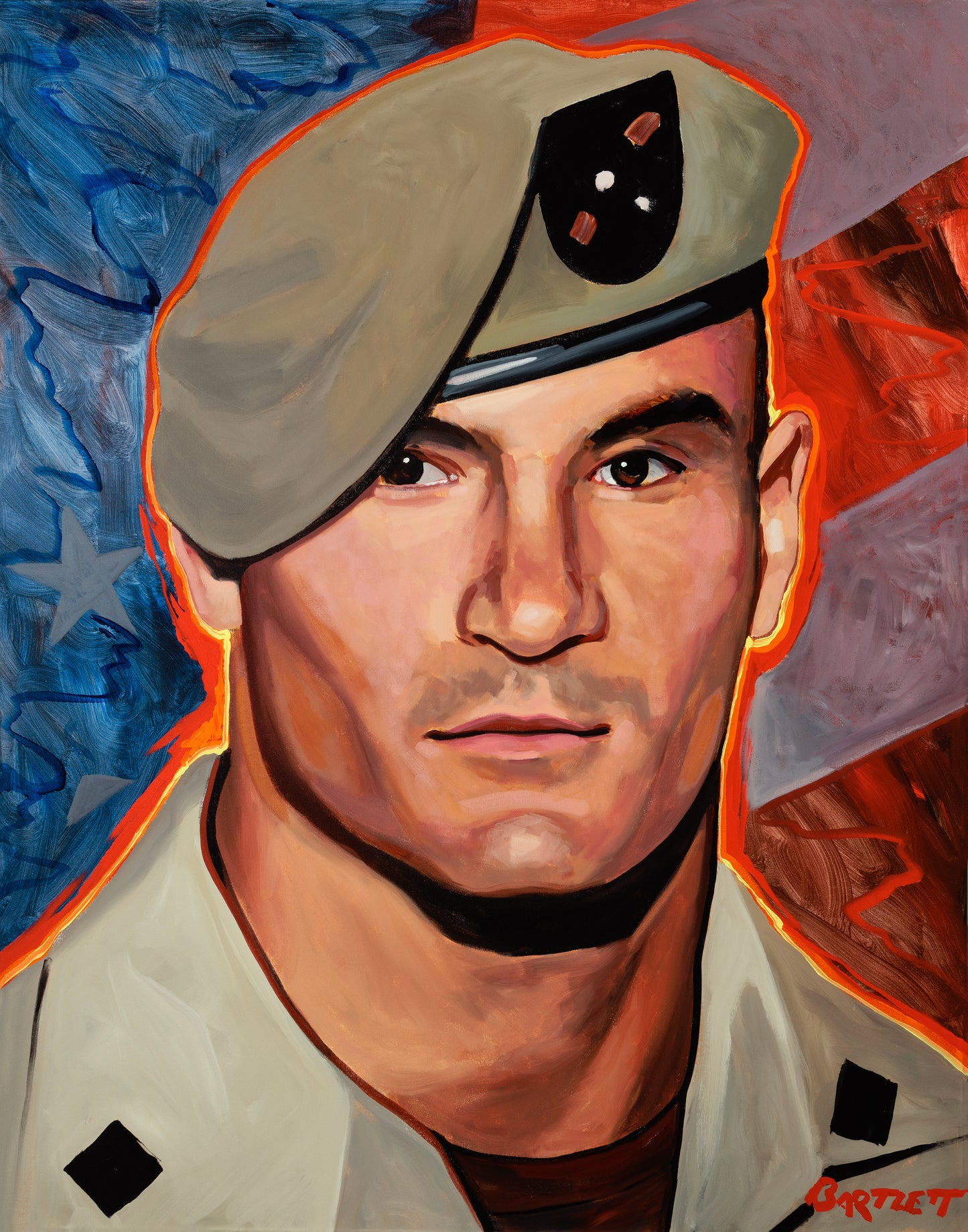 Pat Tillman Print by Harley Bartlett – Archival Quality Military & NFL Wall Art