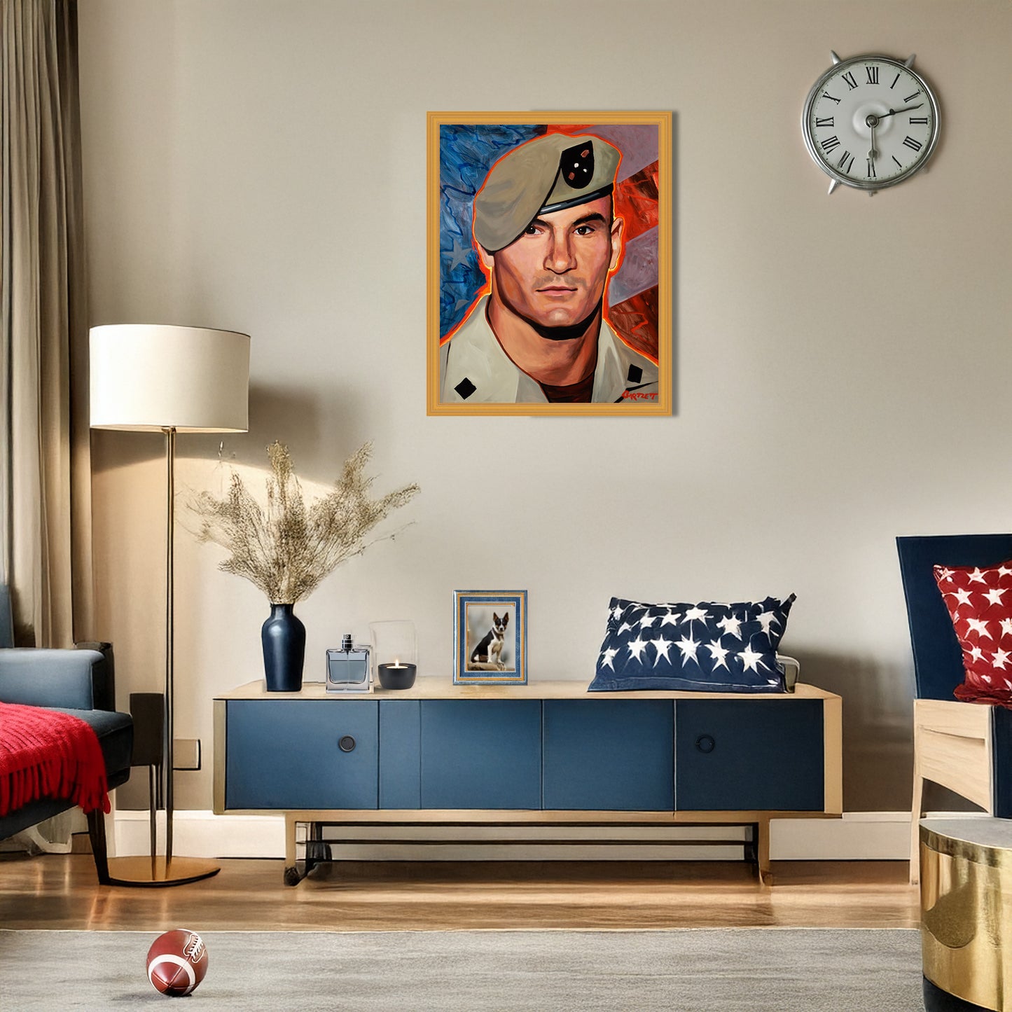 Pat Tillman Print by Harley Bartlett – Archival Quality Military & NFL Wall Art