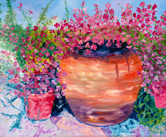 Flower Pots | Fine Art Print by Paul Ruggieri