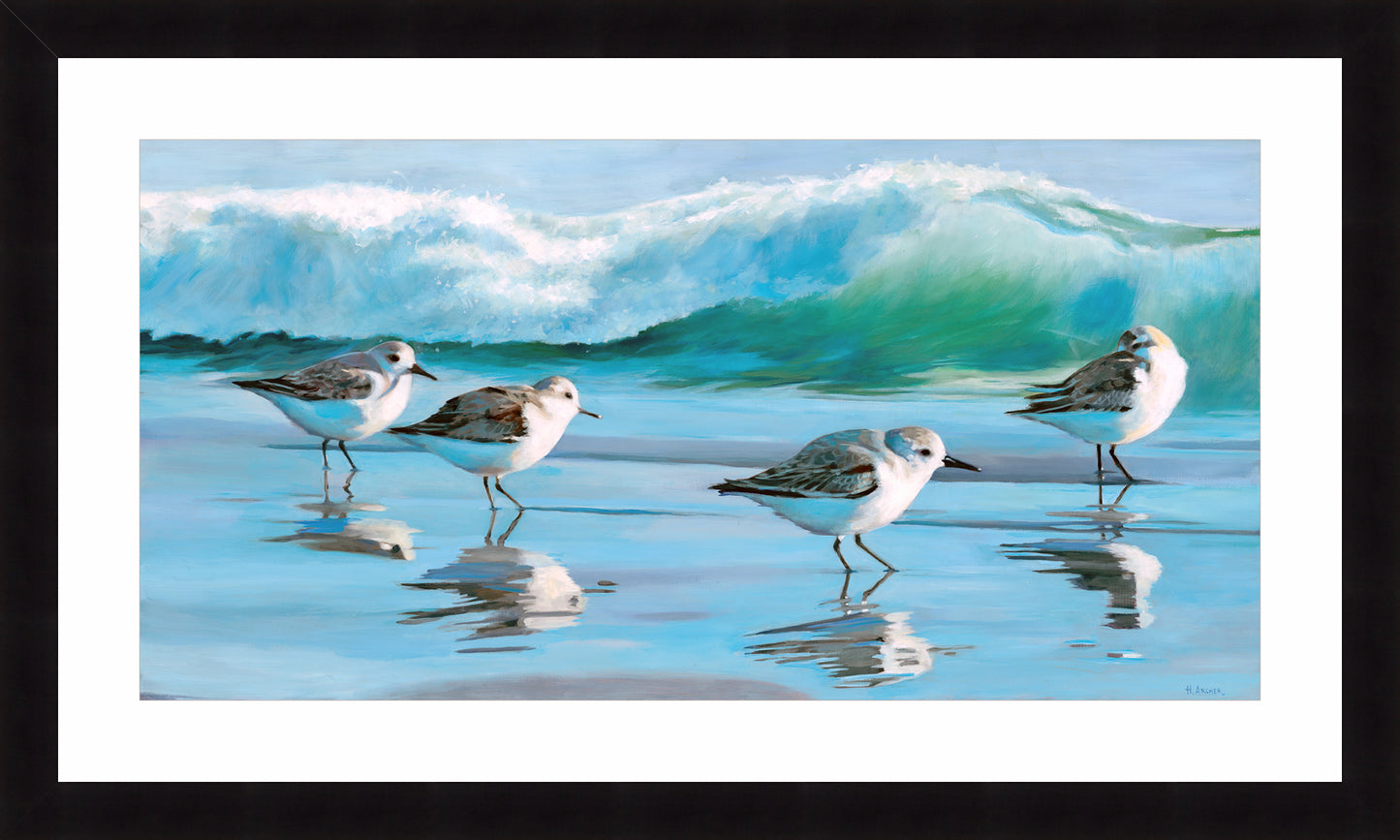 Shoreline Reflections | Fine Art Print by Hilary Archer