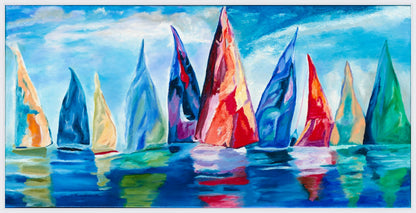 Sailboats | Fine Art Print by Paul Ruggieri