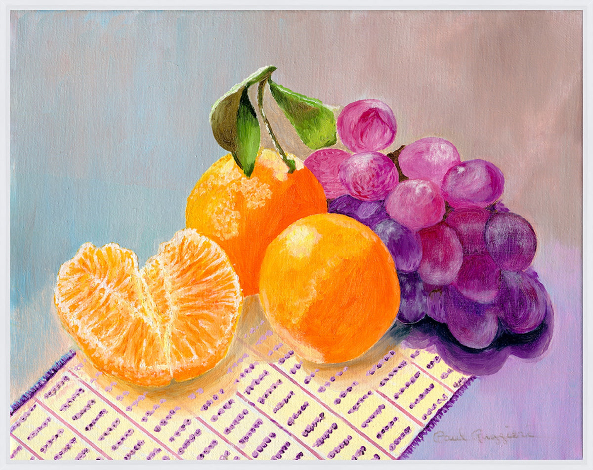 Oranges & Grapes | Fine Art Print by Paul Ruggieri
