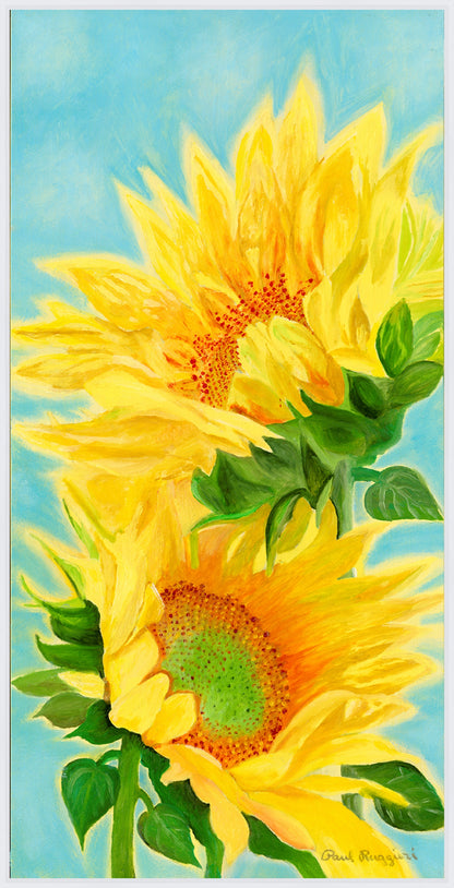 Two Sunflowers | Fine Art Print by Paul Ruggieri