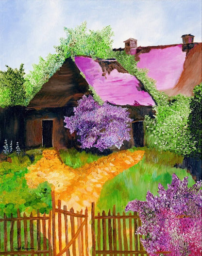 Lavender House | Fine Art Print by Paul Ruggieri