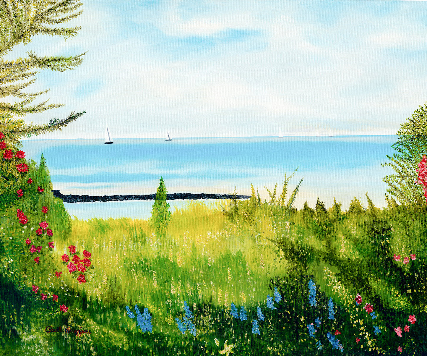 Leisure Day of Sailing | Fine Art Print by Paul Ruggieri