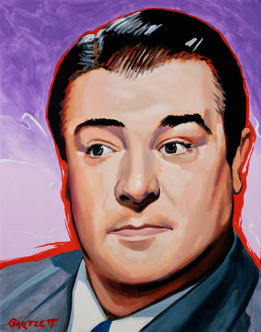 Archival Portrait of Lou Costello | Fine Art Print by Harley Bartlett