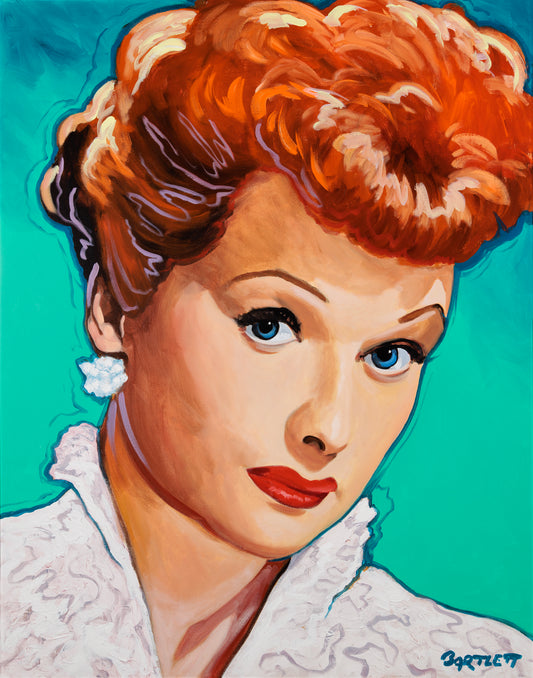 Archival Portrait of Lucille Ball | Fine Art Print by Harley Bartlett