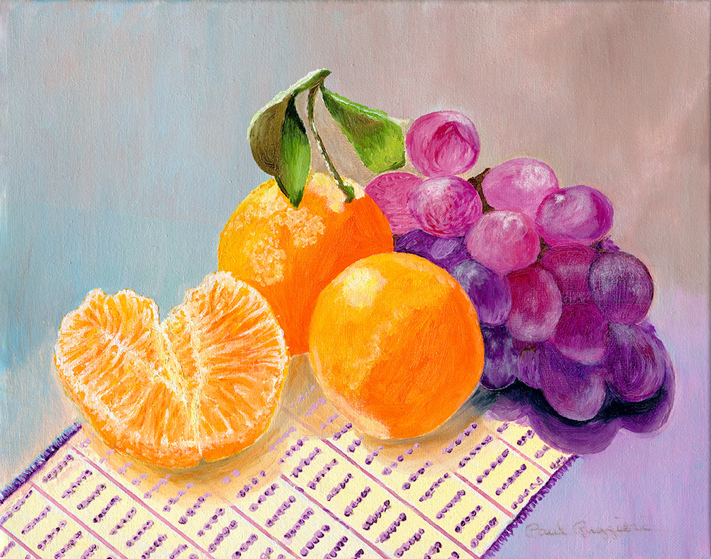 Oranges & Grapes | Fine Art Print by Paul Ruggieri