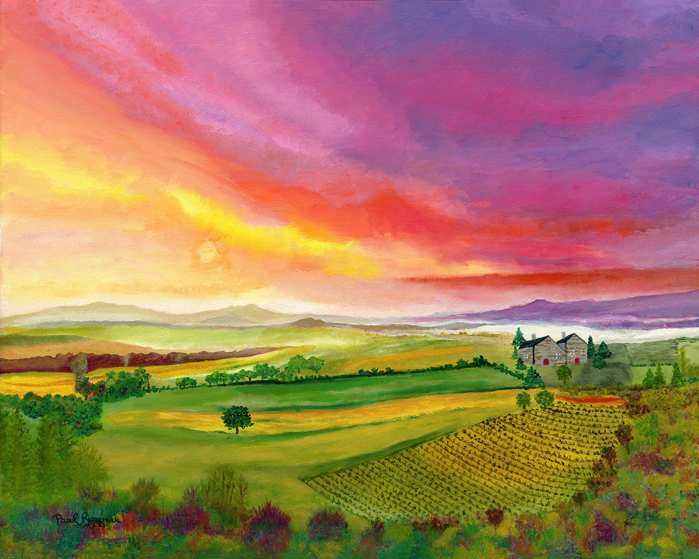 Wine Country | Fine Art Print by Paul Ruggieri